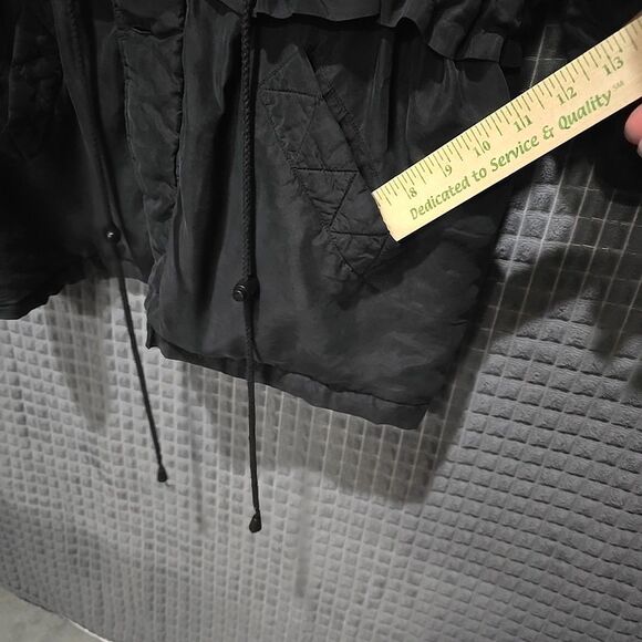 Soft Silk Oversized Zip Jacket SzLg VTG MargueriteLi Quilted Street Money Urban - Picture 7 of 11